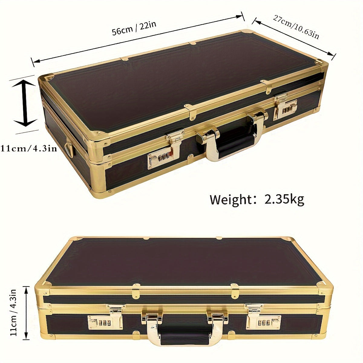 BarberTop Hair Stylist Case, Salon Barber Scissors Grooming Kit With Storage Box, Portable Travel Suitcase For Hairstylists And Pet Groomers, Durable Aluminum Frame, Waterproof And Stain Resistant