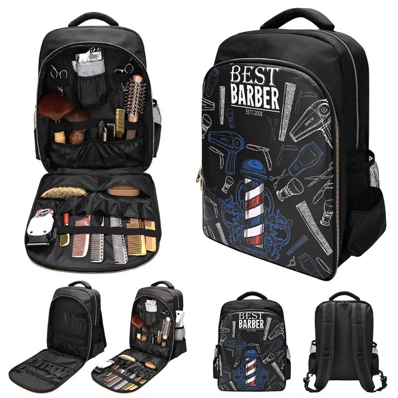 Barber Backpack, Durable Stylist Bag For Beauty And Hairdressing Tools, Makeup And Hairdresser Equipment Storage Bag (Bag Only)
