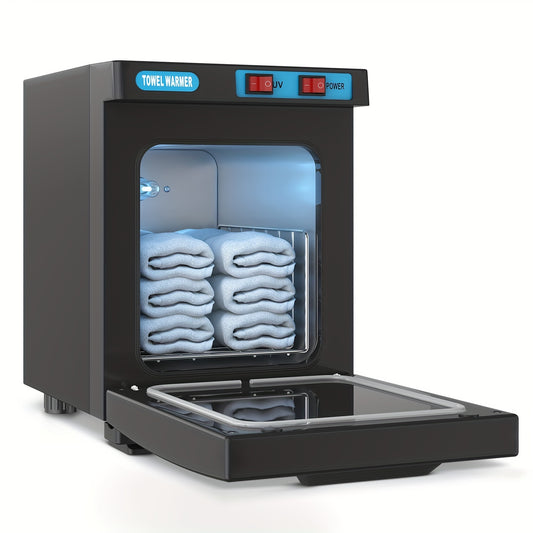 UV 1.32gal Hot Towel Warmer Freestanding Towel Warmer Cabinet, Professional Spa 2-in-1 Heater for Facials - Quick Heating Towel Cabinet for Salon, Barber, Esthetician, Gym, Home, Hotel