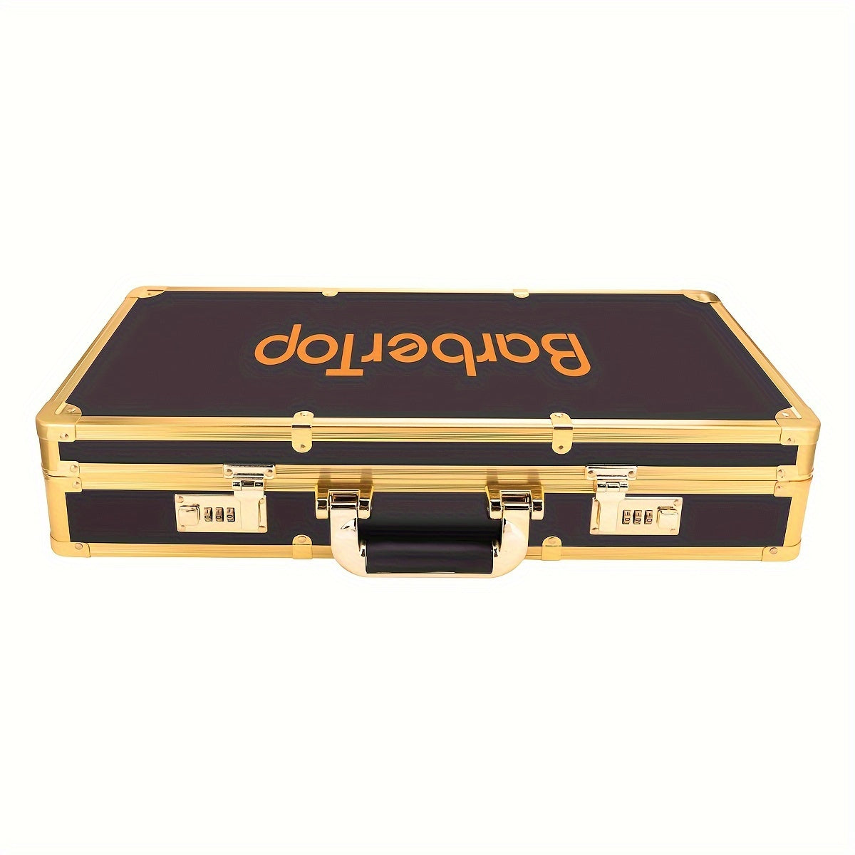 BarberTop Hair Stylist Case, Salon Barber Scissors Grooming Kit With Storage Box, Portable Travel Suitcase For Hairstylists And Pet Groomers, Durable Aluminum Frame, Waterproof And Stain Resistant