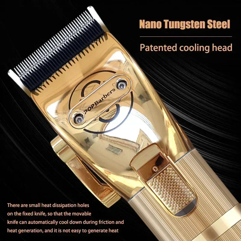 Pop Barbers P800 P700 P600 Hair Clipper Hair Trimmer for Men Professional Barber Hair Cutting Machine Finishing Haircut