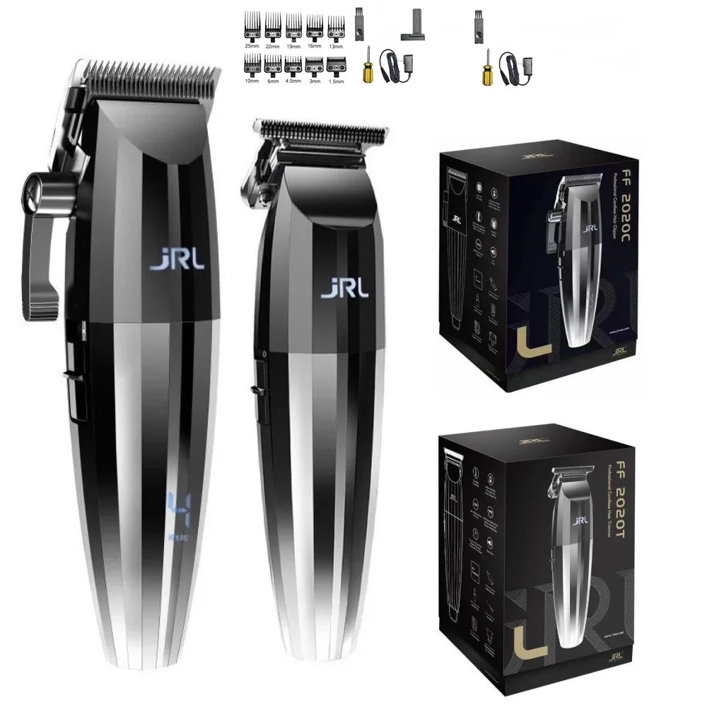 Original JRL2020C 2020T Hair Clipper Men's Professional Barber Shop Hair Salon Trimmer 7200RPM Barber Set Unique Serial Code