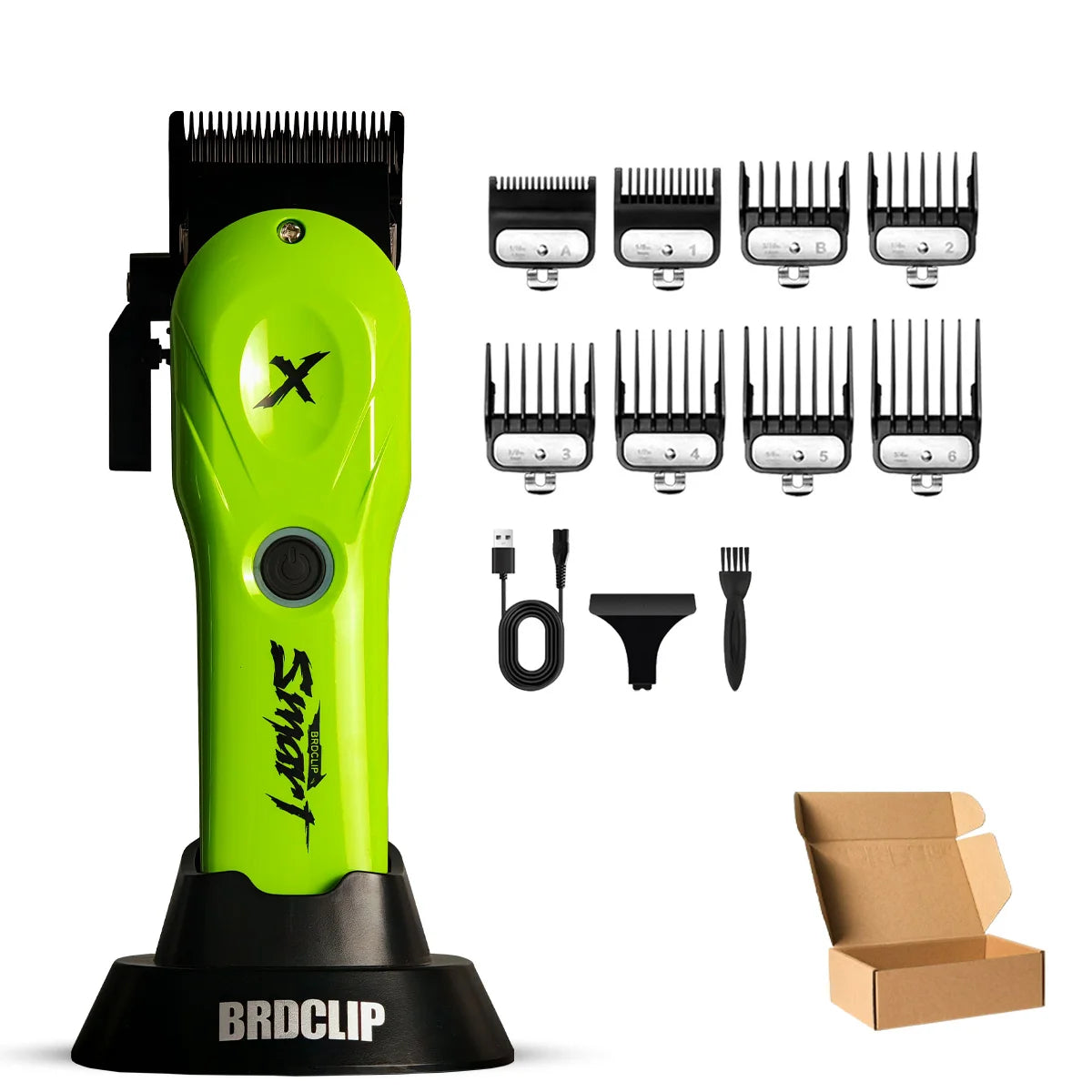 8800RPM New Professional BRDCLIP BRD-108 Electric High Power Motor Hair Clipper Hair Salon 4500mAH DLC Blade Men Barber Machine