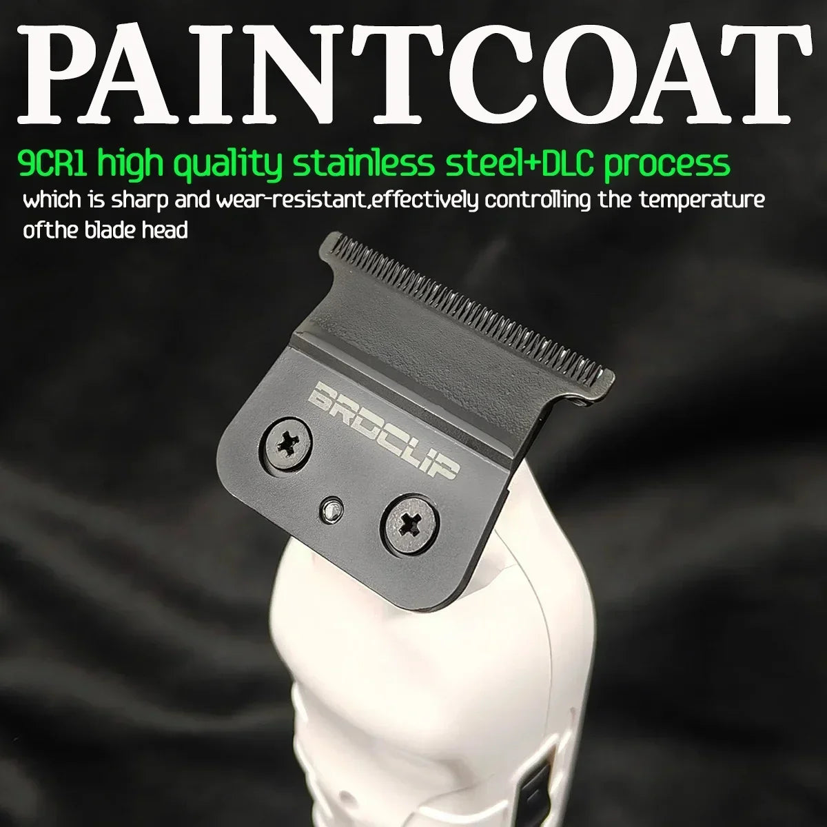 Professional BRDCLIP Barber FA1C FA1T JC10000 White 8800RPM 10000RPM DLC FADE Blade Hair Clipper Electric Trimmer Charging Base