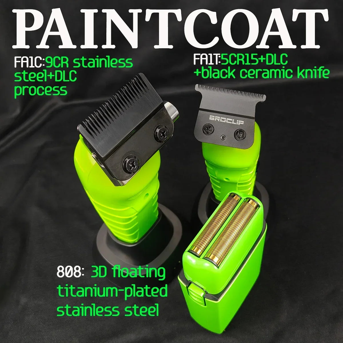 BRD Professional BRDCLIP Barber Hair Clipper Electric Shaver Trimmer DLC Blade Base Hair Finish Trimmer Barber Machine