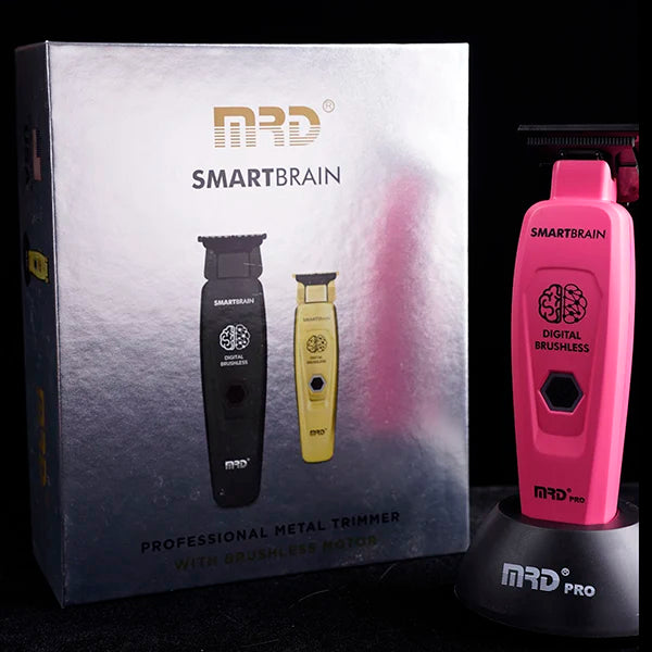 MRD Hair Clipper Professional GMT-90-4 Smart Brain Hair Trimmer High Speed Engraving Push Men's  Full Metal Body DLC 440C Blade