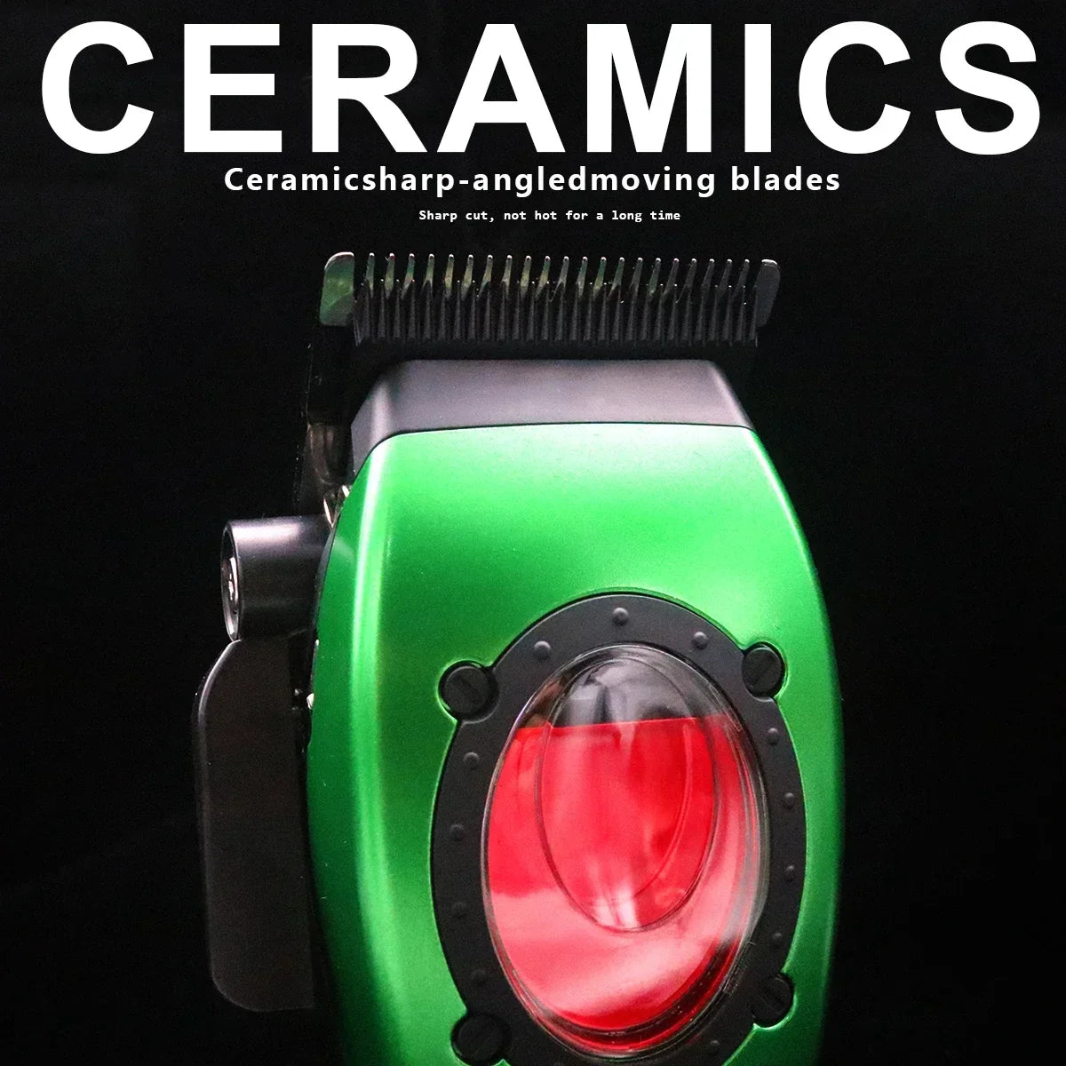 Professional Hair Clipper Hair Cutting Machine Electric Men's Trimmer with Seat Charger 8000RPM DLC Coated Blades New Model