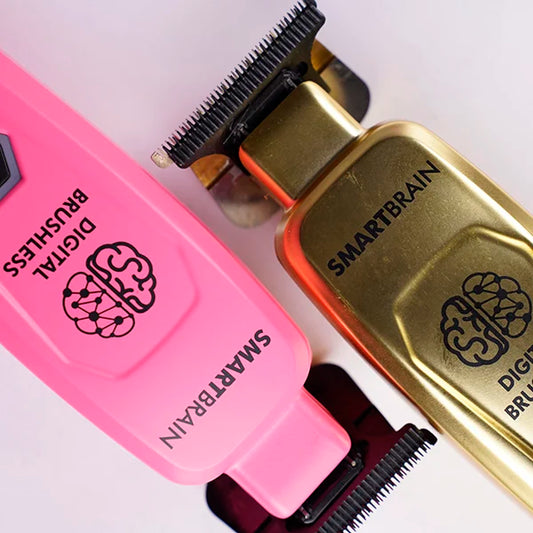 MRD Hair Clipper Professional GMT-90-4 Smart Brain Hair Trimmer High Speed Engraving Push Men's  Full Metal Body DLC 440C Blade