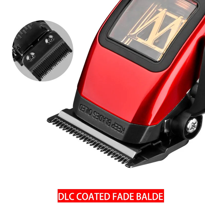 WMARK NG-X1 Professional Hair Clippers for Men,Microchipped Magnetic Motor 10000RPM 9V with Charge Stand,Cordless Cutter Trimmer