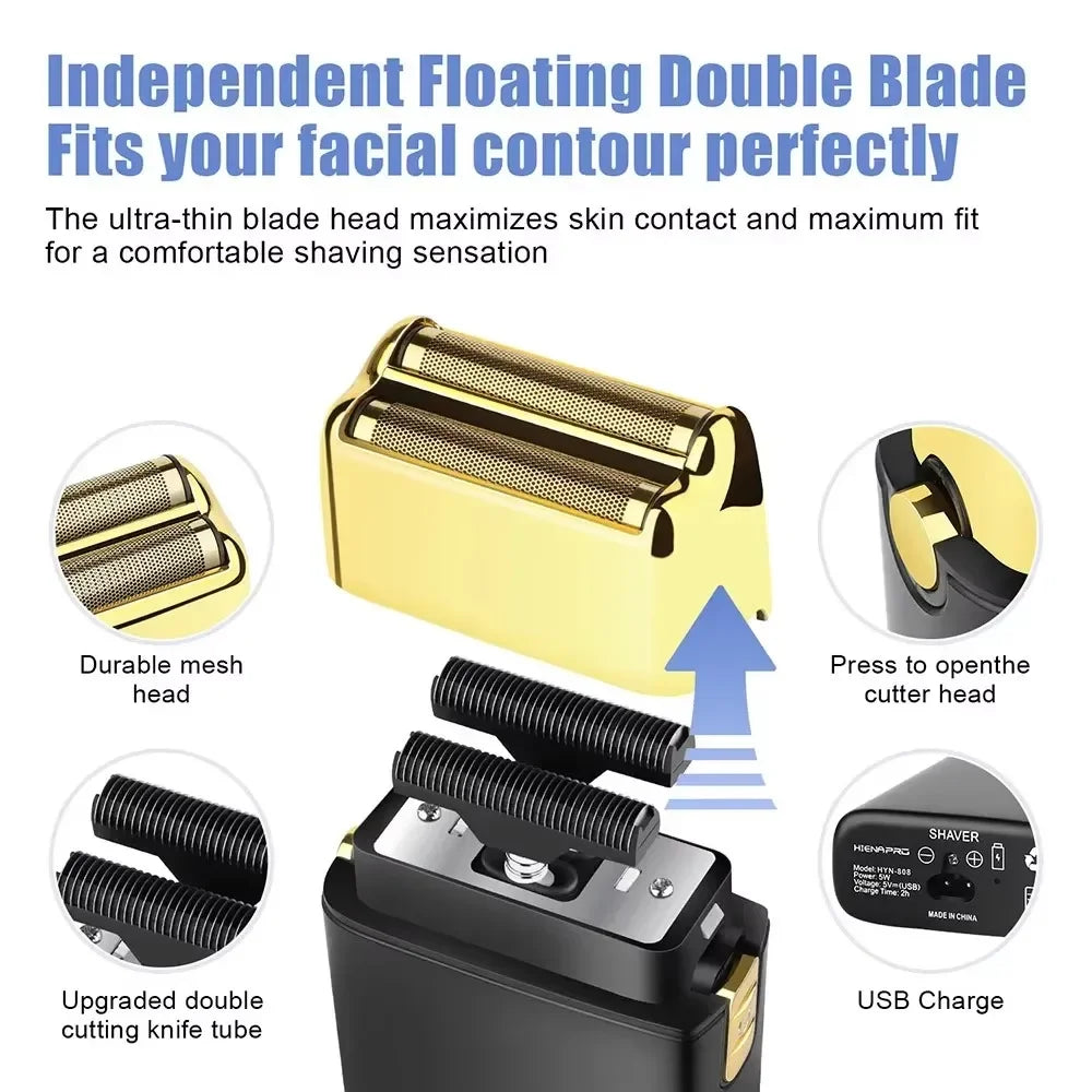 WMARK NG-8613KIT BRDCLIP Barber Set Professional Men's Hair Clipper Trimmer Set DLC Blade Electric Machine Barber Charging Base