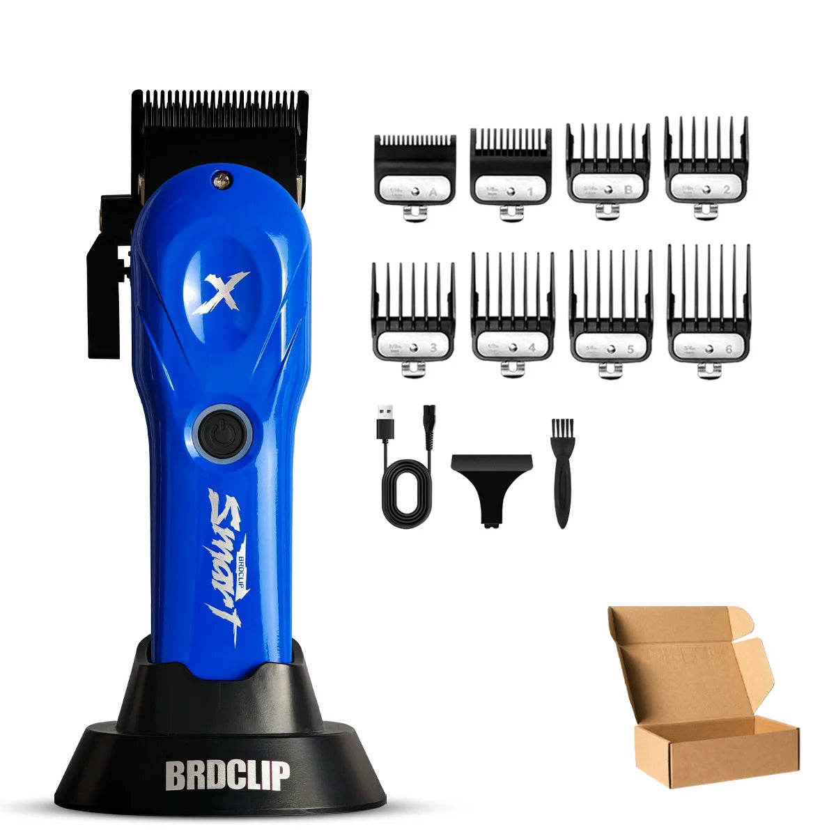 8800RPM New Professional BRDCLIP BRD-108 Electric High Power Motor Hair Clipper Hair Salon 4500mAH DLC Blade Men Barber Machine