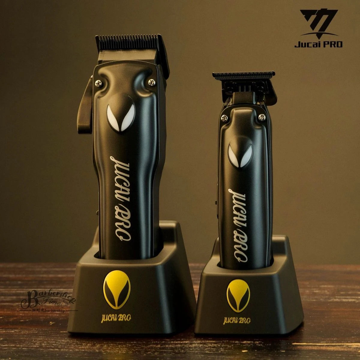 JUCAI JP-02 Men's Clipper DLC T-Blade with 7200RPM Brushless Motor with Base Charger  Professional Barber Trimmer Machine