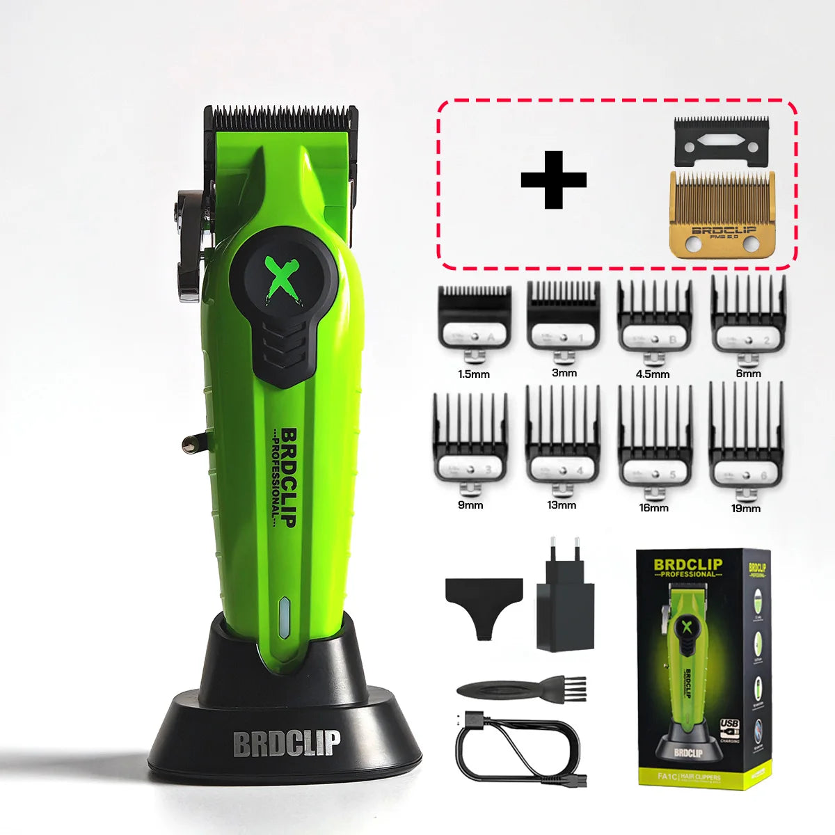 BRD Professional BRDCLIP Barber Hair Clipper Electric Shaver Trimmer DLC Blade Base Hair Finish Trimmer Barber Machine