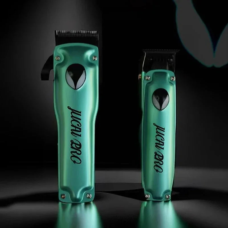 JUCAI JP-01 JP-02 Professional Hair Clipper Kit for Men DLC Blade Brushless Motor with Base Charger Barber Cutting Machines Kit