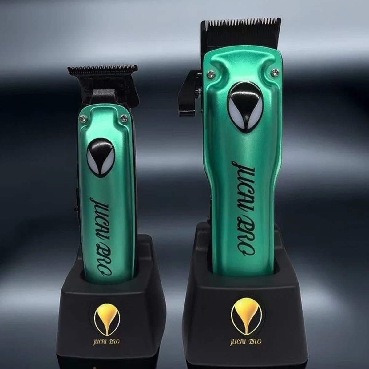 JUCAI JP-01 JP-02 Professional Hair Clipper Kit for Men DLC Blade Brushless Motor with Base Charger Barber Cutting Machines Kit