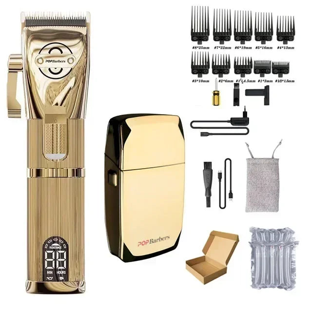 Pop Barbers P800 P700 P600 Hair Clipper Hair Trimmer for Men Professional Barber Hair Cutting Machine Finishing Haircut