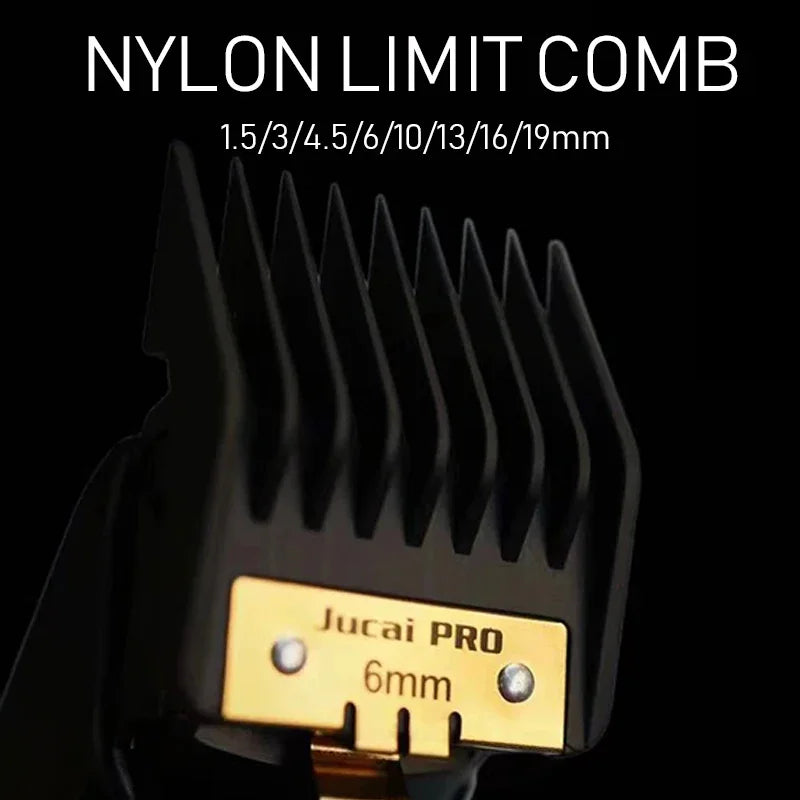 JUCAI JP-01 JP-02 Professional Hair Clipper Kit for Men DLC Blade Brushless Motor with Base Charger Barber Cutting Machines Kit