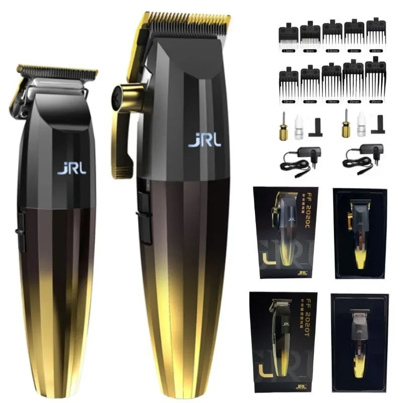 Original JRL2020C 2020T Hair Clipper Men's Professional Barber Shop Hair Salon Trimmer 7200RPM Barber Set Unique Serial Code