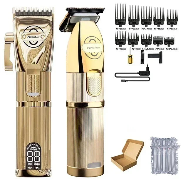 Pop Barbers P800 P700 P600 Hair Clipper Hair Trimmer for Men Professional Barber Hair Cutting Machine Finishing Haircut