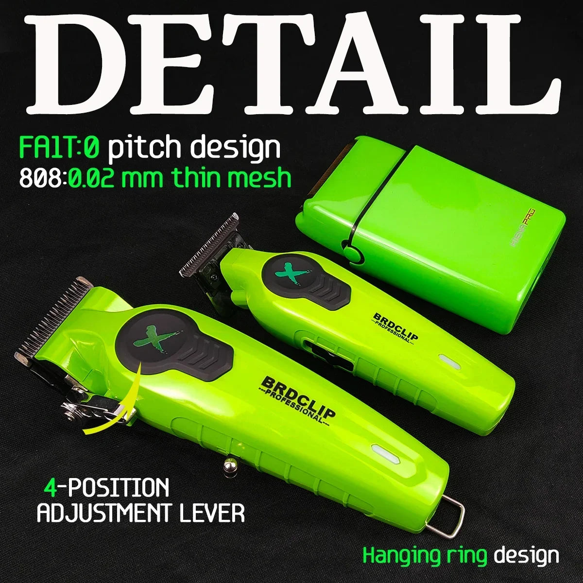 BRD Professional BRDCLIP Barber Hair Clipper Electric Shaver Trimmer DLC Blade Base Hair Finish Trimmer Barber Machine