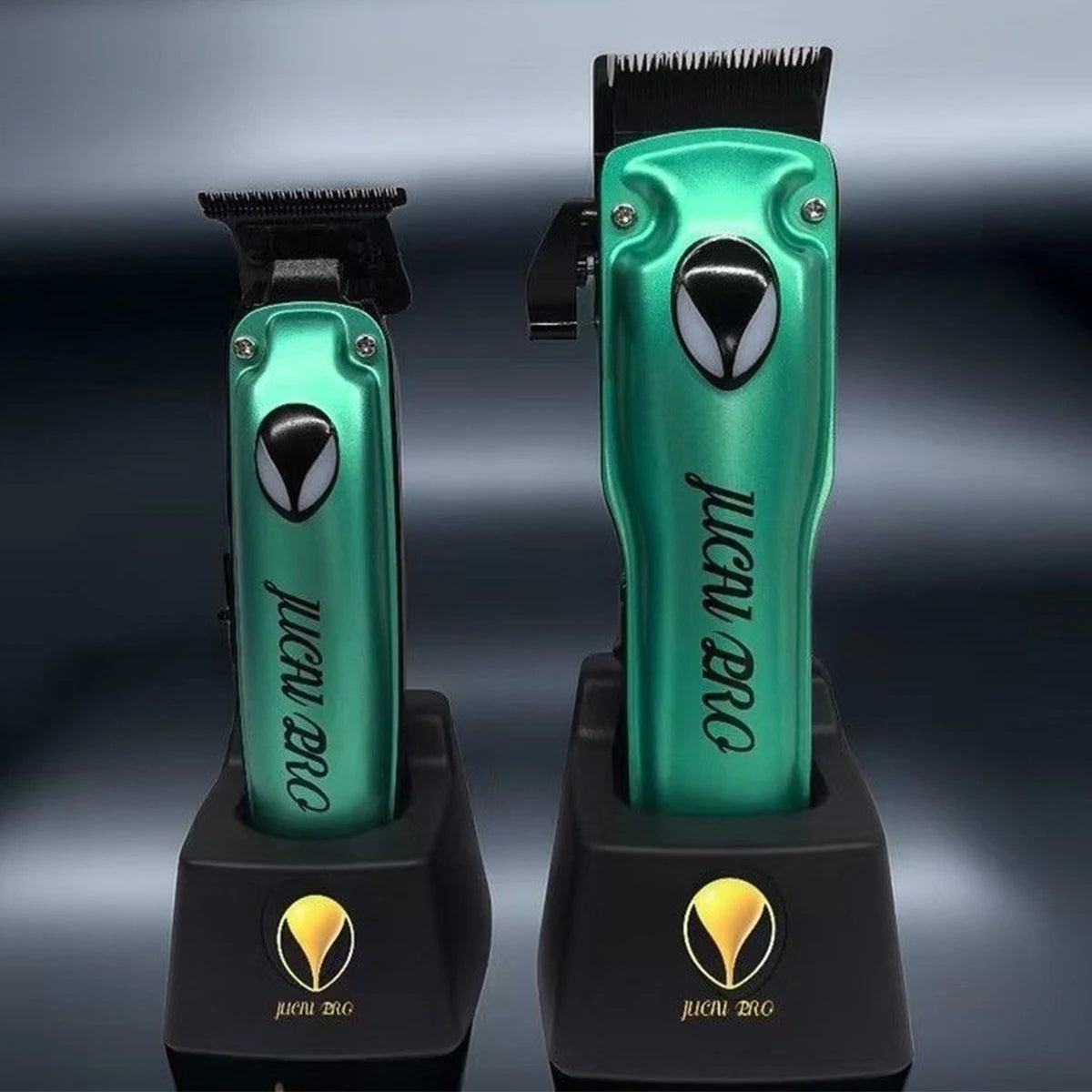 JUCAI JP-02 Men's Clipper DLC T-Blade with 7200RPM Brushless Motor with Base Charger  Professional Barber Trimmer Machine