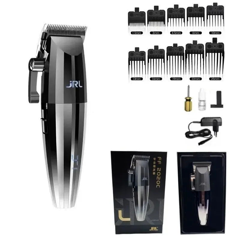 Original JRL2020C 2020T Hair Clipper Men's Professional Barber Shop Hair Salon Trimmer 7200RPM Barber Set Unique Serial Code