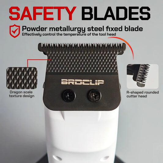 Brushless Motor 7500RPM Professional Electric Hair Trimmer DLC Blade with Base 2000mAh BRDCLIP Barber Shop Hair Clipper BRD 116