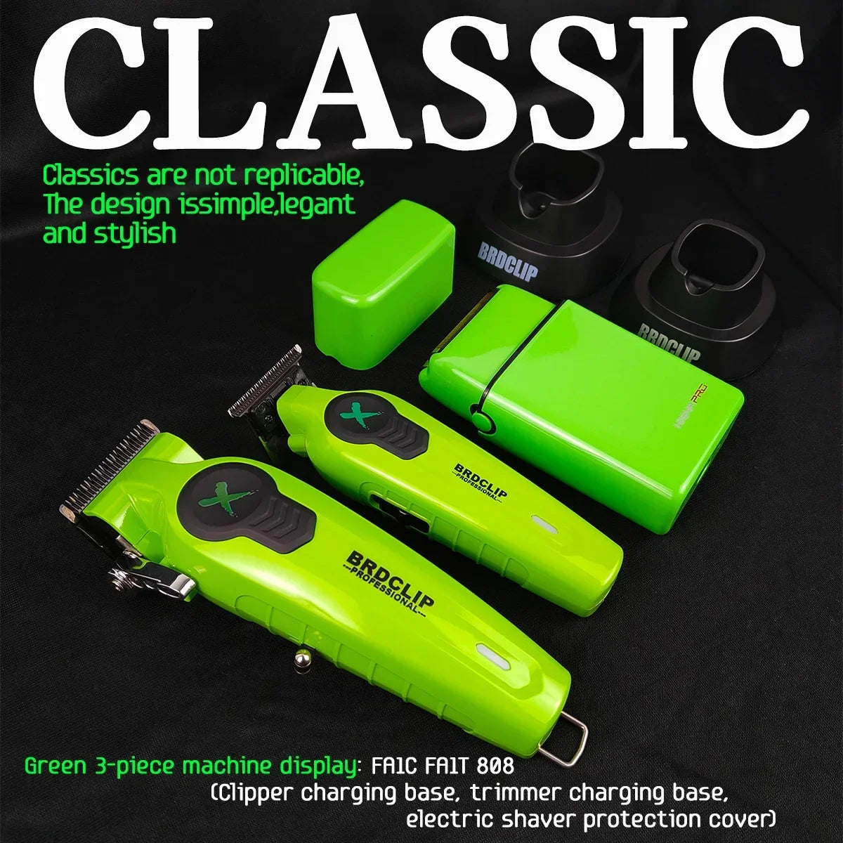 BRD Professional BRDCLIP Barber Hair Clipper Electric Shaver Trimmer DLC Blade Base Hair Finish Trimmer Barber Machine