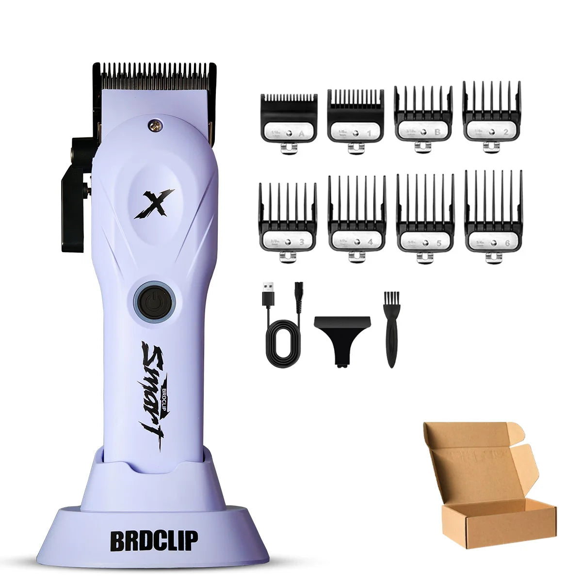 8800RPM New Professional BRDCLIP BRD-108 Electric High Power Motor Hair Clipper Hair Salon 4500mAH DLC Blade Men Barber Machine