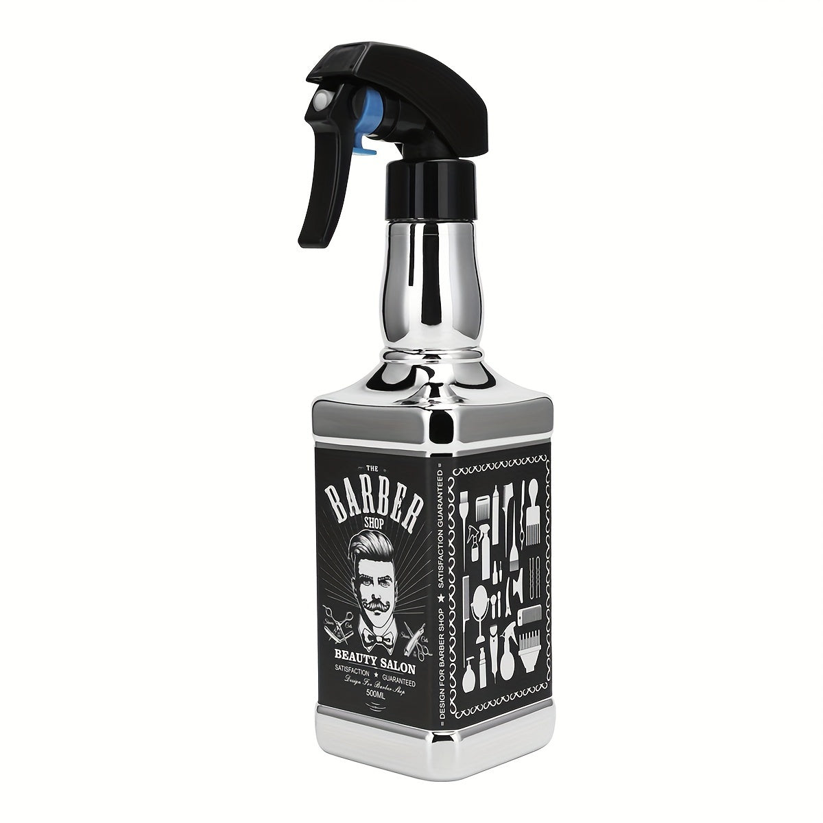 Electroplating Vintage Wine Bottle Spray Can, Barber Shop, Oil Head Spray Bottle, Hair Salon Barber, Home Large Capacity Watering Can